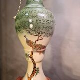 pair of ceramic lamps, Art Nouveau 1900 with 30 slight signs of wear visible