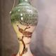 pair of ceramic lamps, Art Nouveau 1900 with 30 slight signs of wear visible