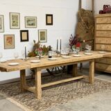 Farmhouse table with 2 extensions
