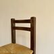 Set de quatre chaises paysannes paillées
