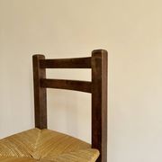 Set de quatre chaises paysannes paillées