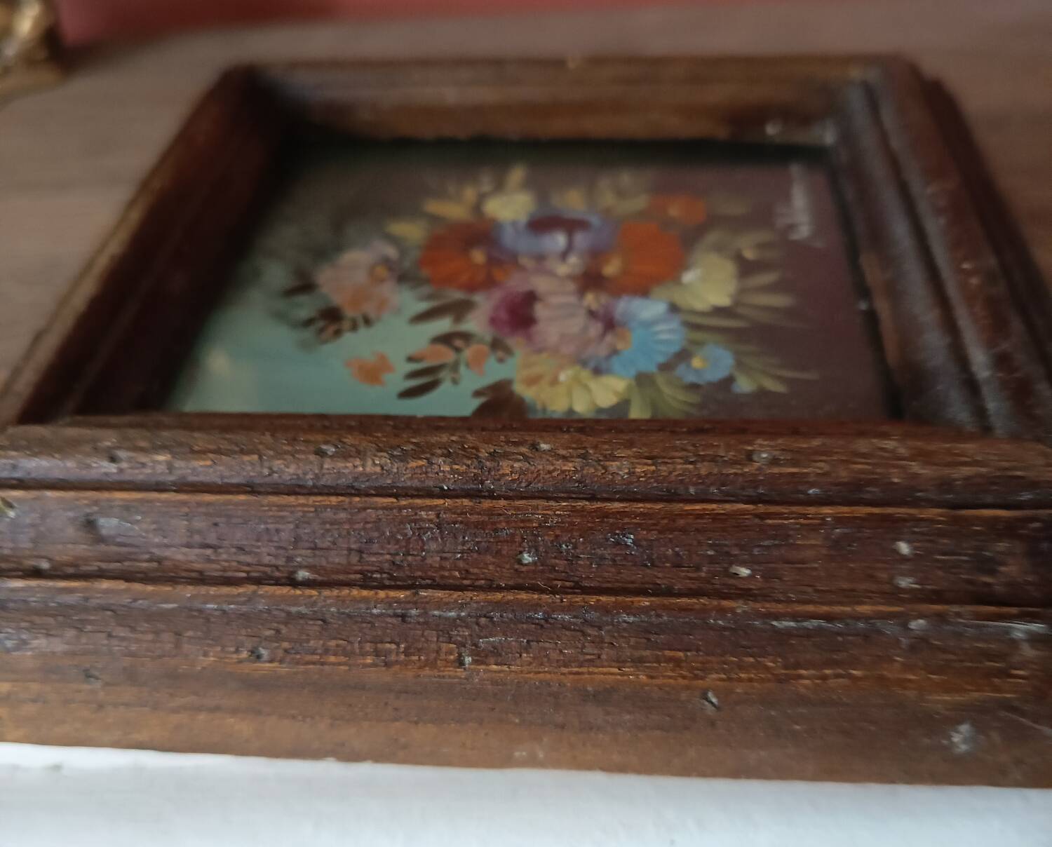 Acrylic floral painting