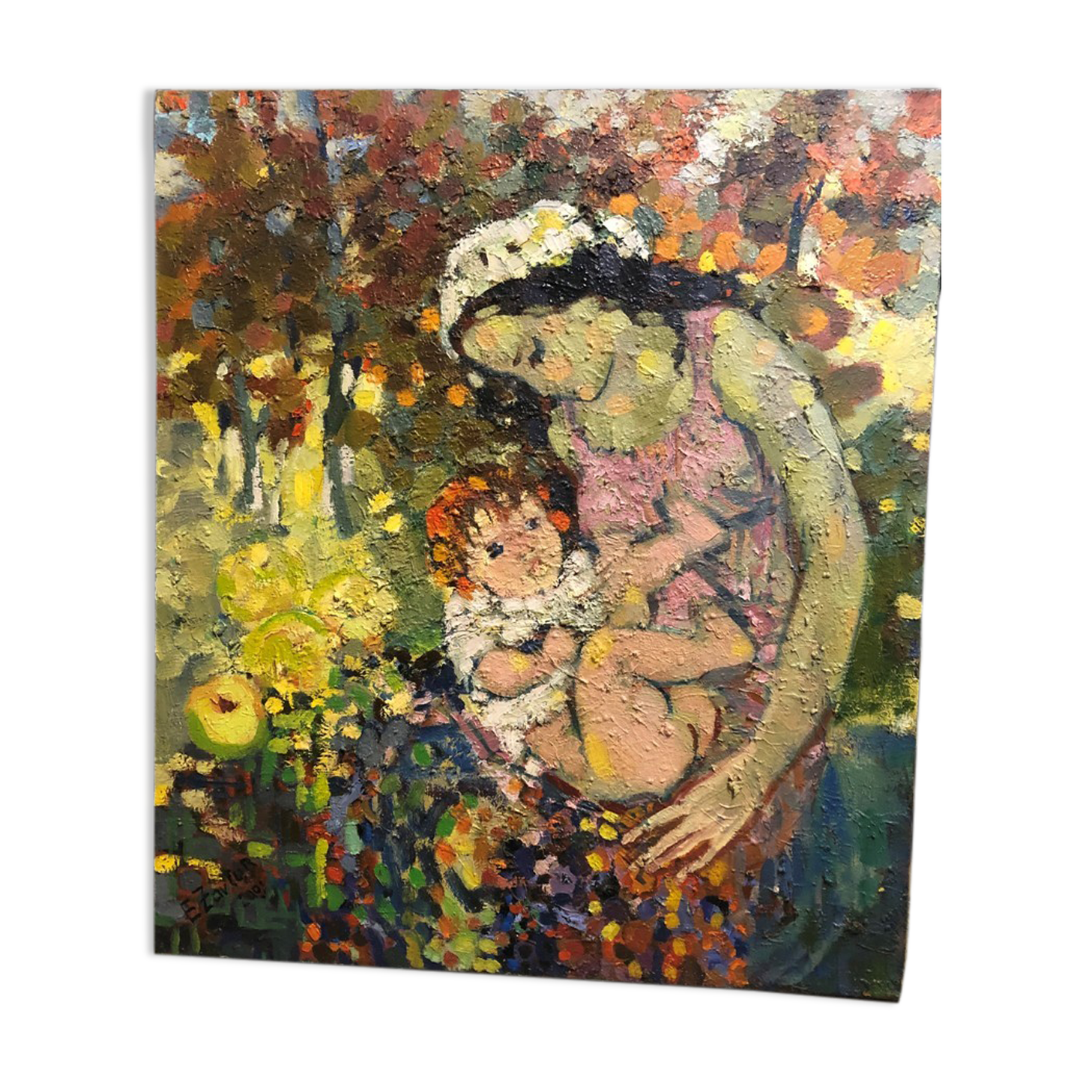 Oil on canvas signed eudochia zavtur