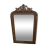 Miroir ancien à fronton 74x116cm