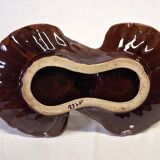 Vallauris-style shell-shaped serving tray in good condition