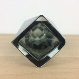 Vase Sommerso smoked glass soliflore, Murano