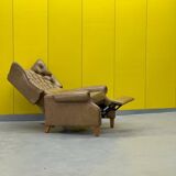 Vintage Handmade Chesterfield Recliner Armchair
