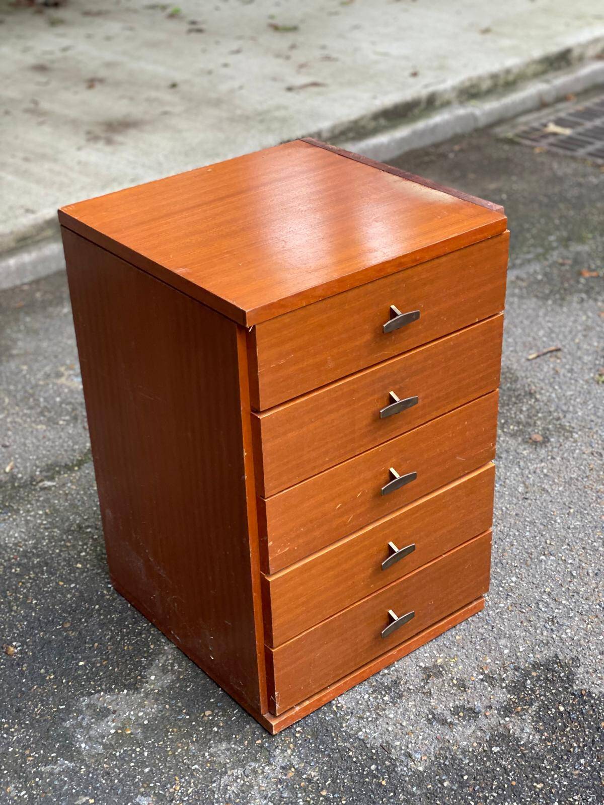 Scandinavian chest of drawers from the 60s in teak