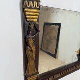 Art Deco style mirror in carved wood
