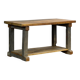 Industrial oak work table, circa 1950