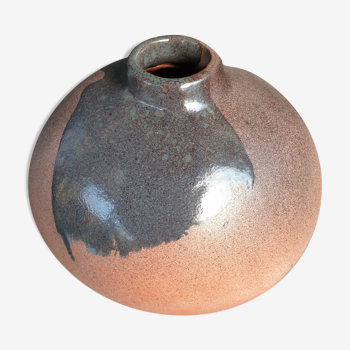 Vase boule goutte céramique vintage 1960