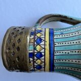 Fes, Morocco - Antique pitcher with copper rim