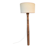 Wooden floor lamp