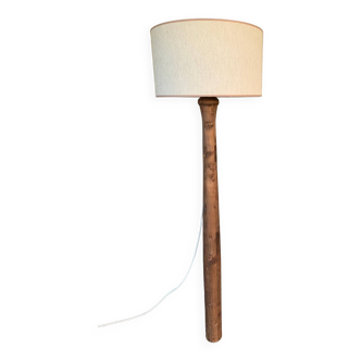 Wooden floor lamp