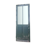 Porte 80x213cm palière vitrée en chêne ancienne