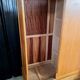 Vintage wardrobe compass feet sliding doors