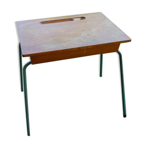 Bureau d'écolier pliant, bois