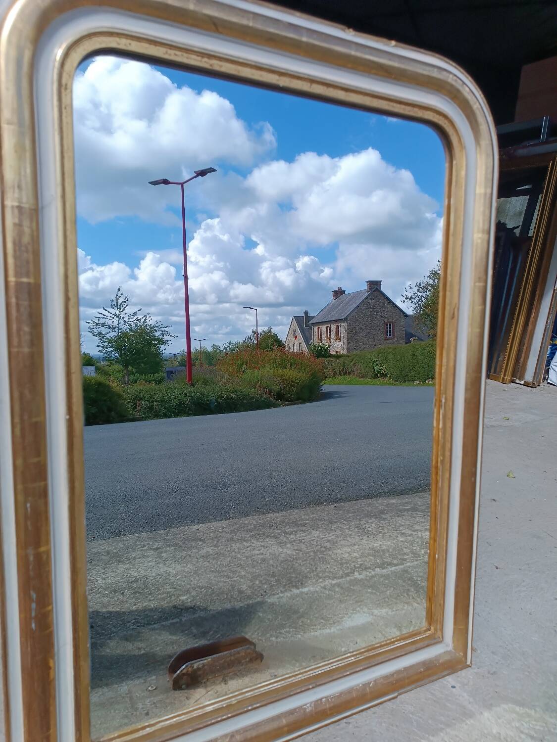 Miroir ancien Louis Philippe 101/74 cm