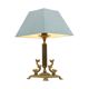 Vintage Brass Table Lamp Mythical Dolphin 41cm