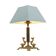 Vintage Brass Table Lamp Mythical Dolphin 41cm
