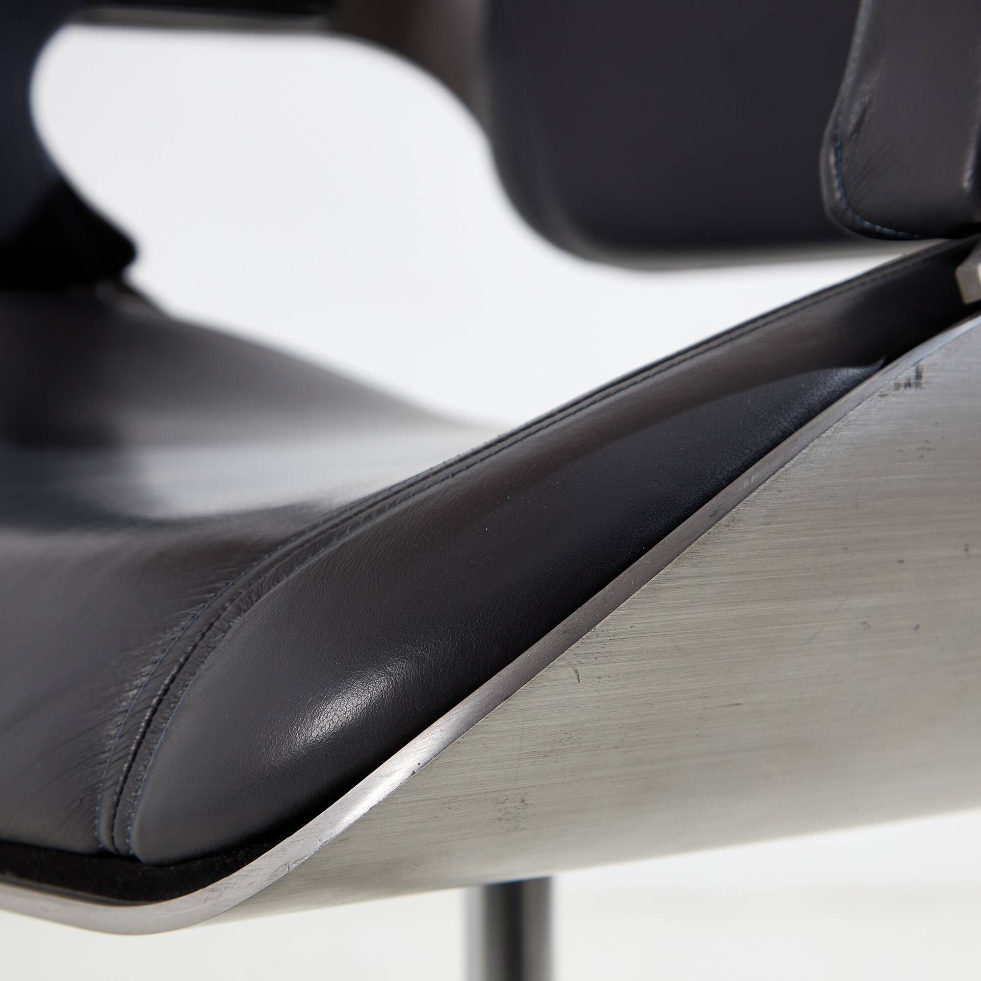 Chaise argentée par hadi teherani pour interstuhl (mk10281)