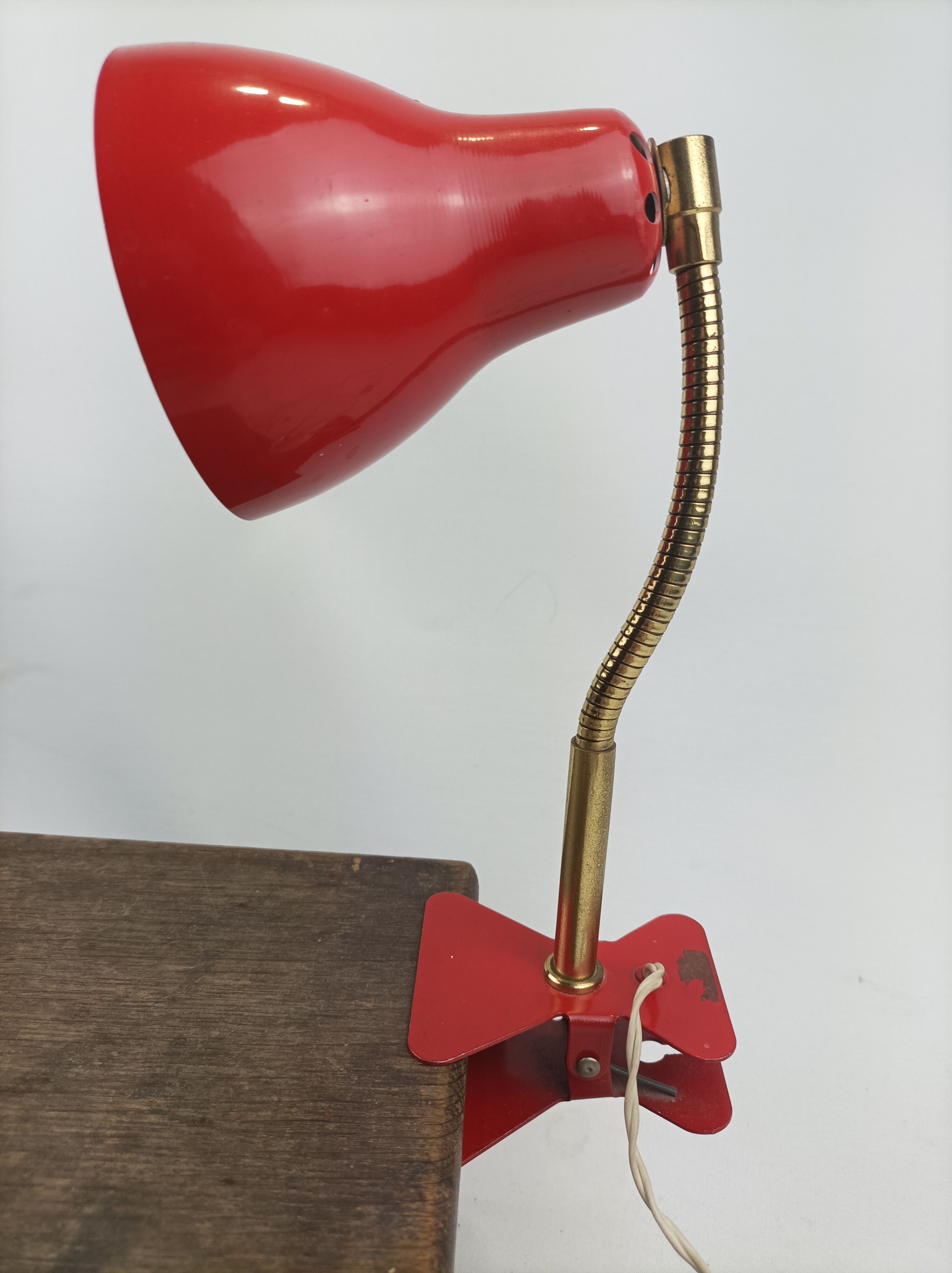 Bedside desk lamp " aluminor " year 60