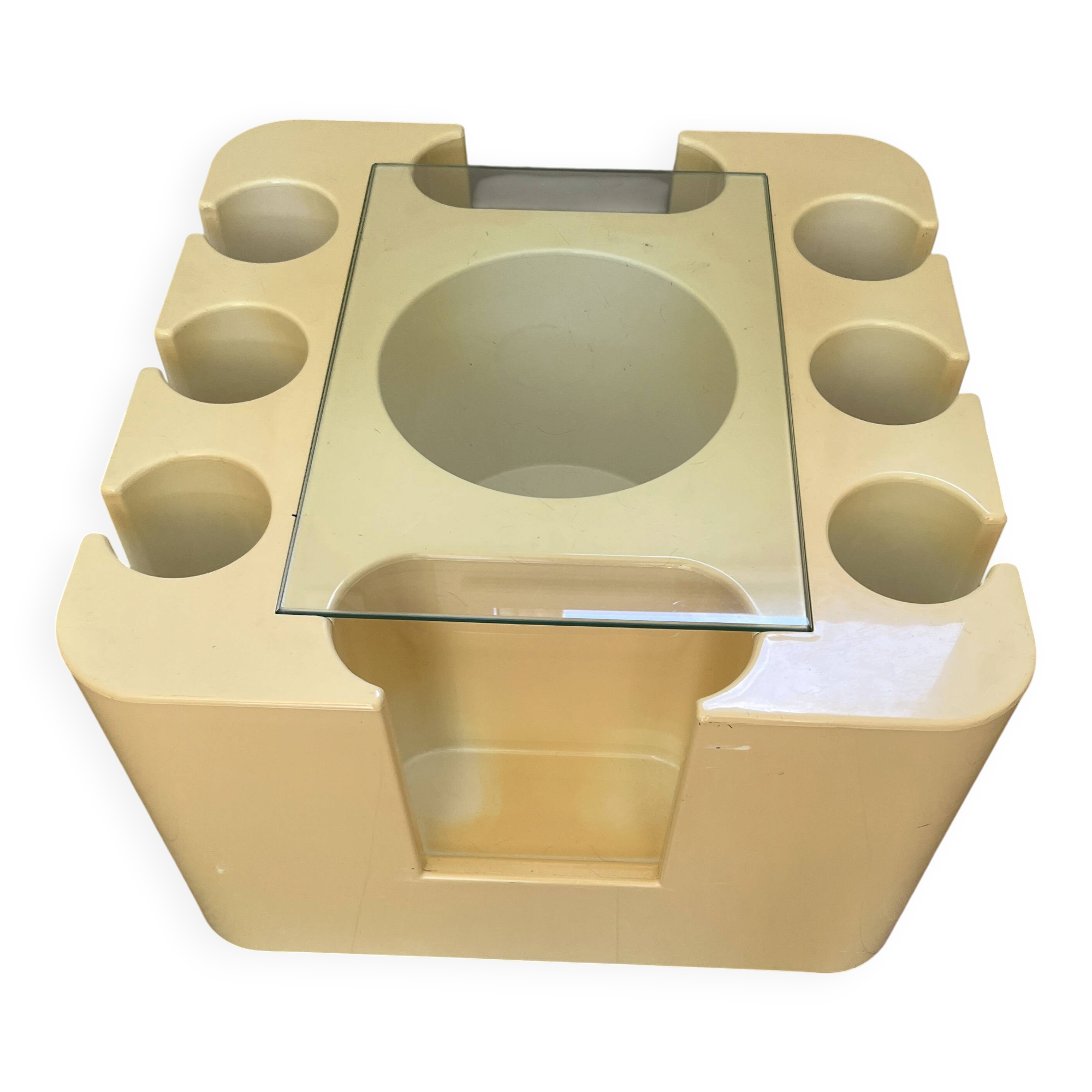 Bacco bar on wheels by Sergio Mazza for Artemide 1967