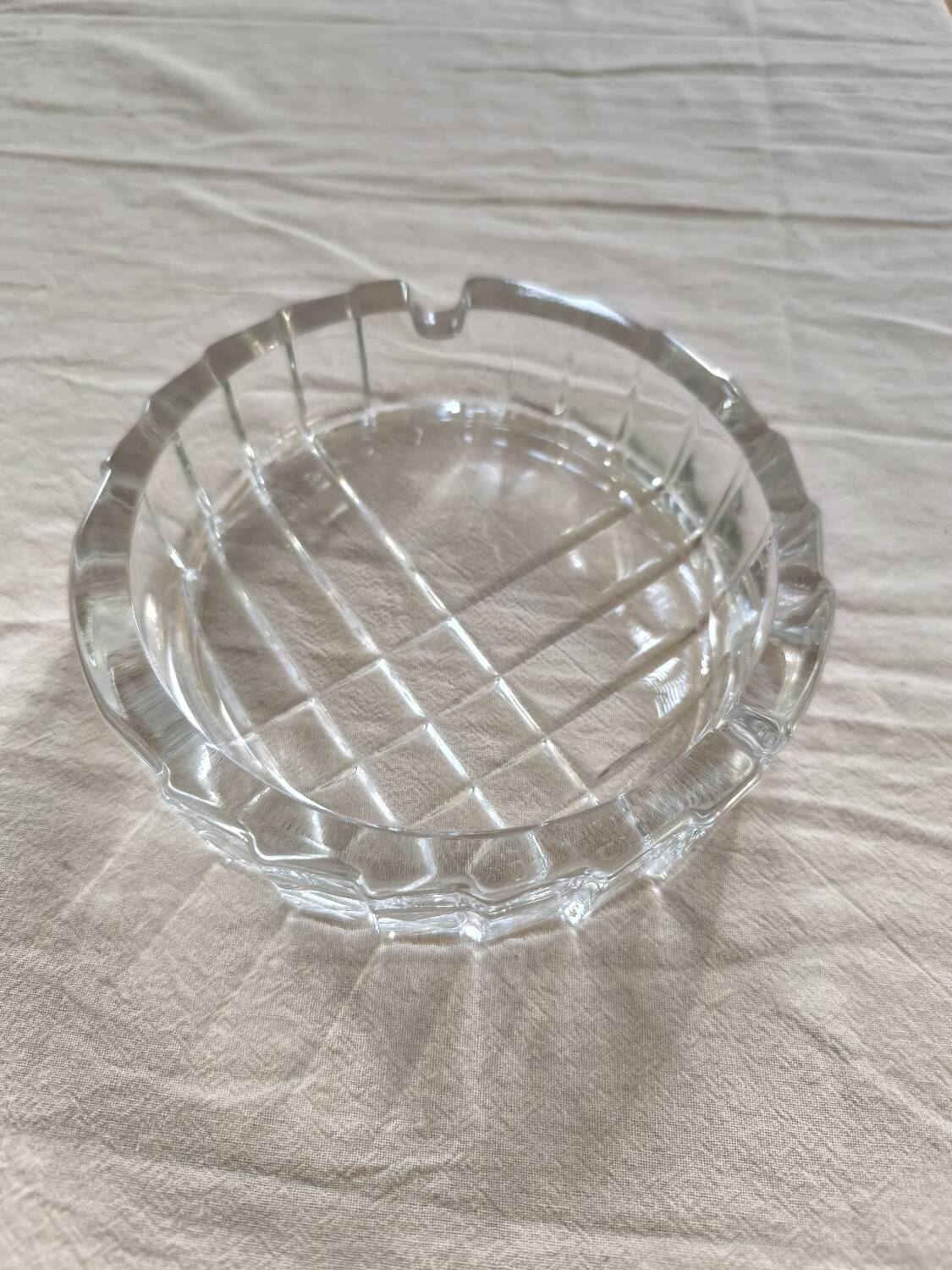 Large glass ashtray