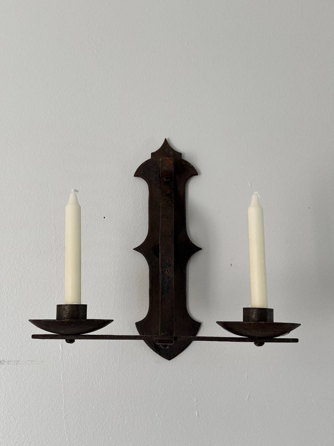 1950s wrought iron wall light