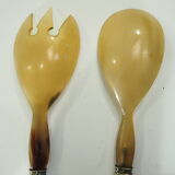 Bone and metal filled salad servers