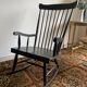 Rocking-chair noir