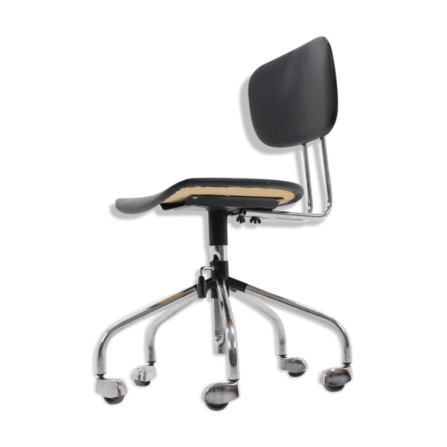 Swivel office chair chrome Kovona 1970 s