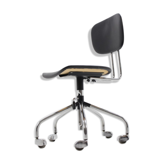 Swivel office chair chrome Kovona 1970 s