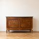 Buffet ancien en marqueterie avec plateau en marbre