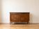 Buffet ancien en marqueterie avec plateau en marbre