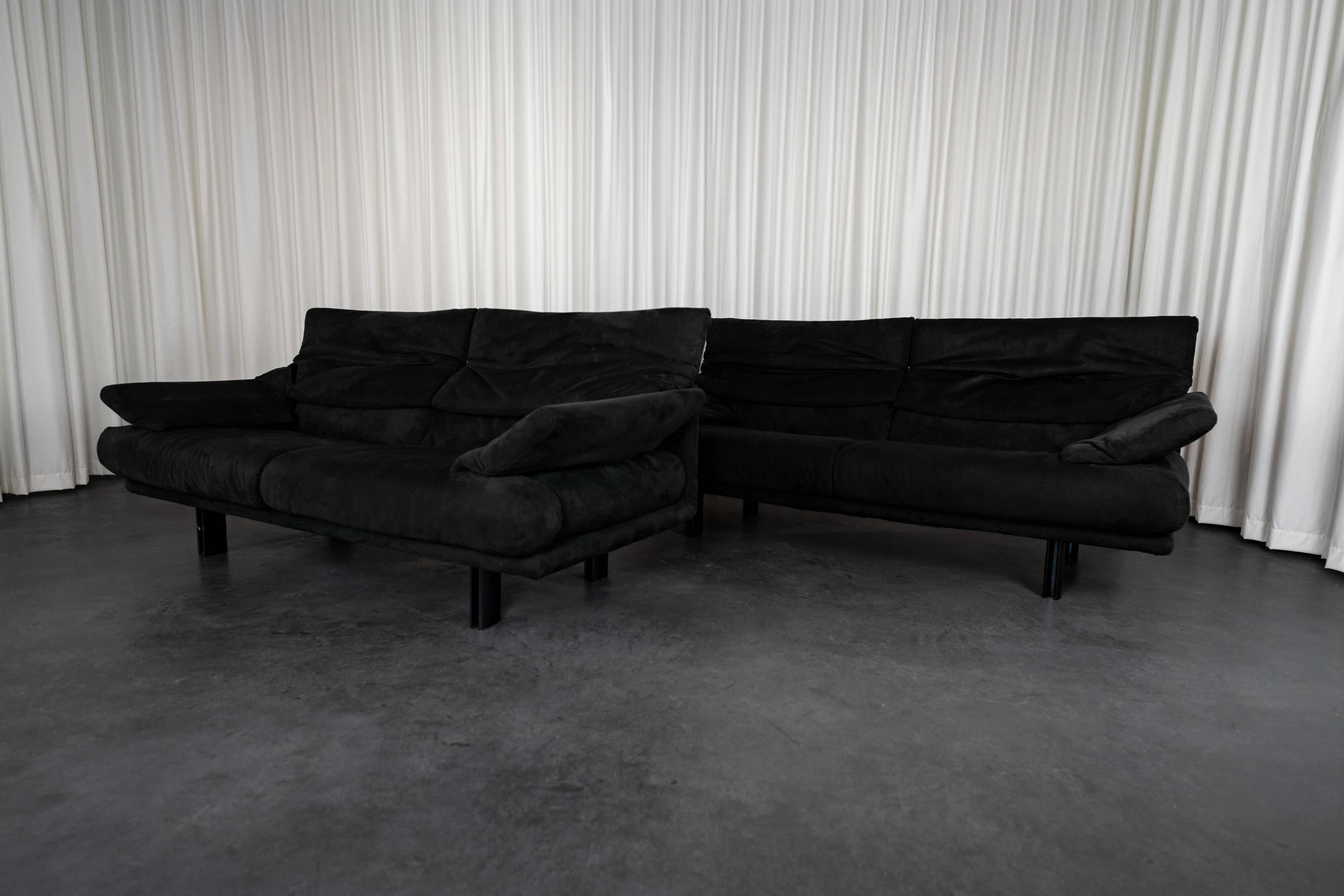 Set of two Alanda sofas by Paolo Piva for B&B Italia, Italy, 1980s