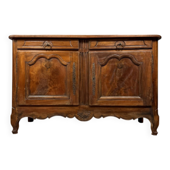 Grand Buffet Lyonnais époque Louis XV en noyer massif vers 1750