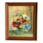 Tableau, Bouquet aux anémones