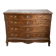 Antique Louis XV style commode in solid wood and marble.