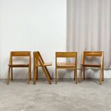 4 Fyrkat chairs, Nissen & Gehl, Denmark, circa 1970