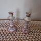 duo of ceramic candle holders