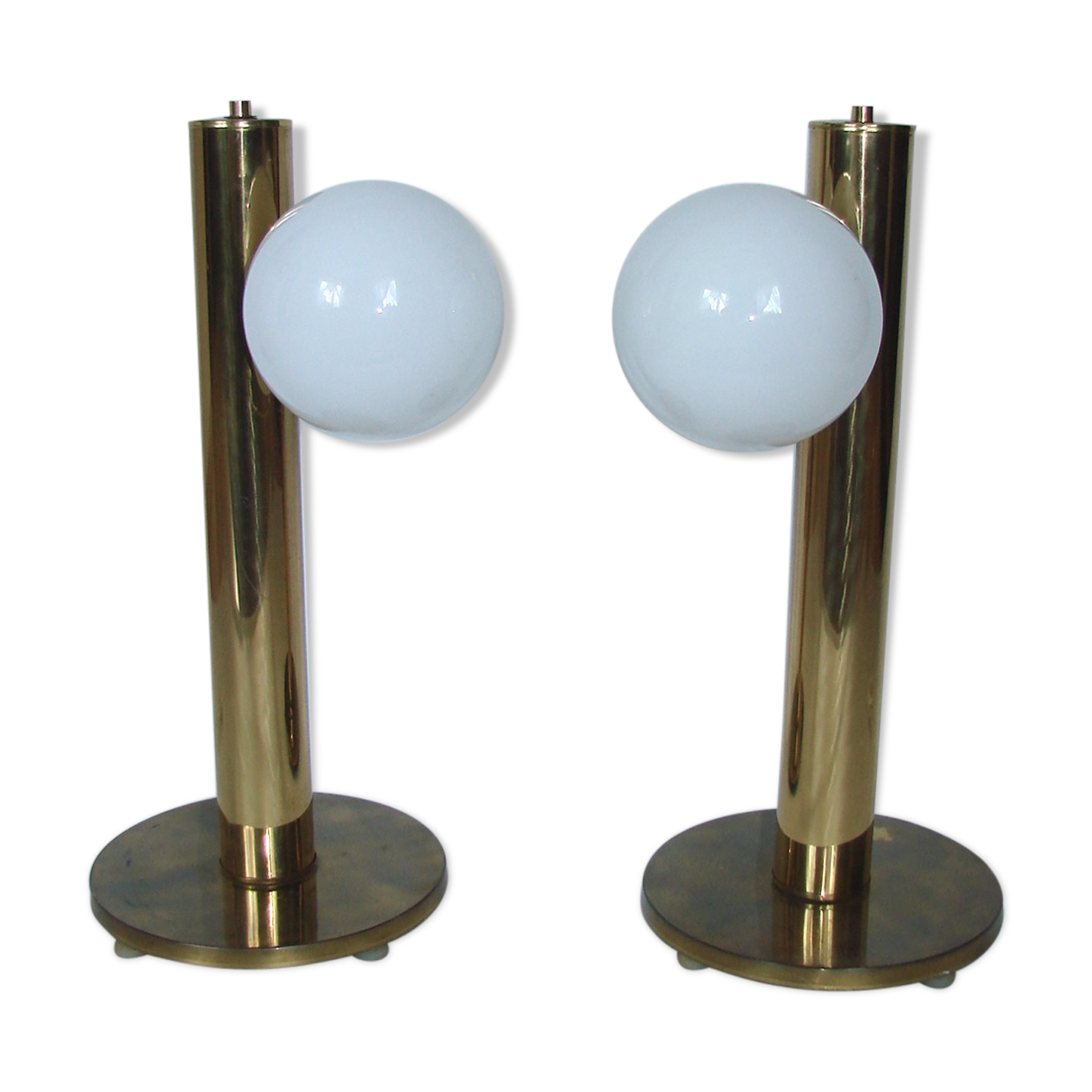 Modern lamps pair, Denmark 60s