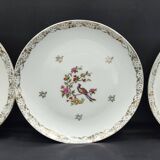 Set of 10 vintage dessert plates Limoges porcelain Bernardaud