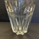Carved crystal vase from Saint Louis