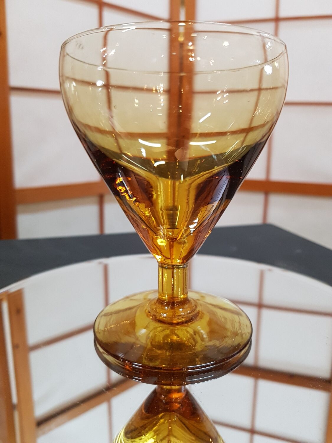 Set of art deco glasses