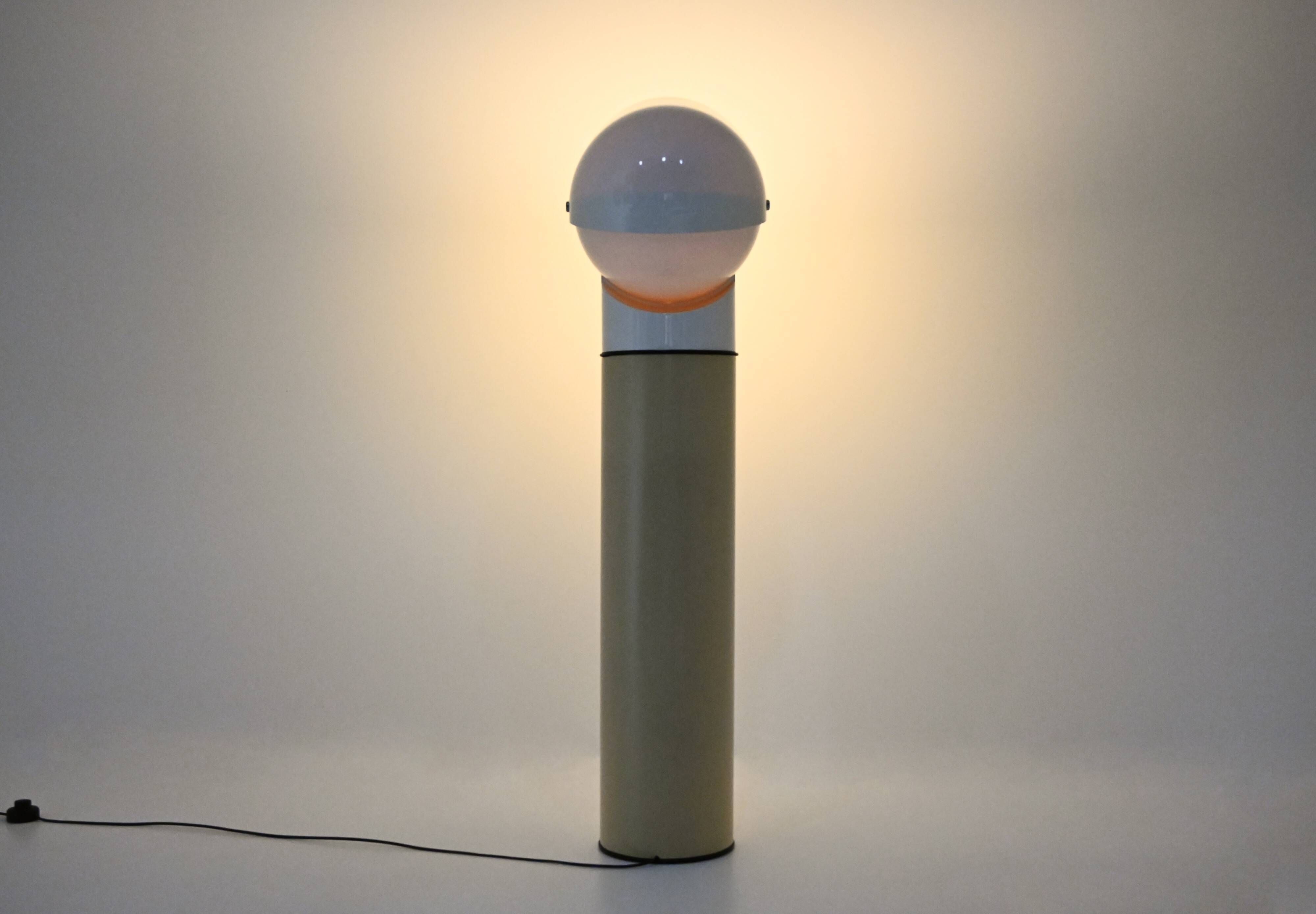 Mezzo Pileo floor lamp by Gae Aulenti for Artemide, 1970s