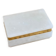 White stone jewelry box