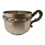 Silver metal cup
