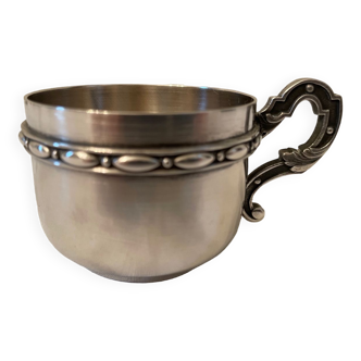 Silver metal cup