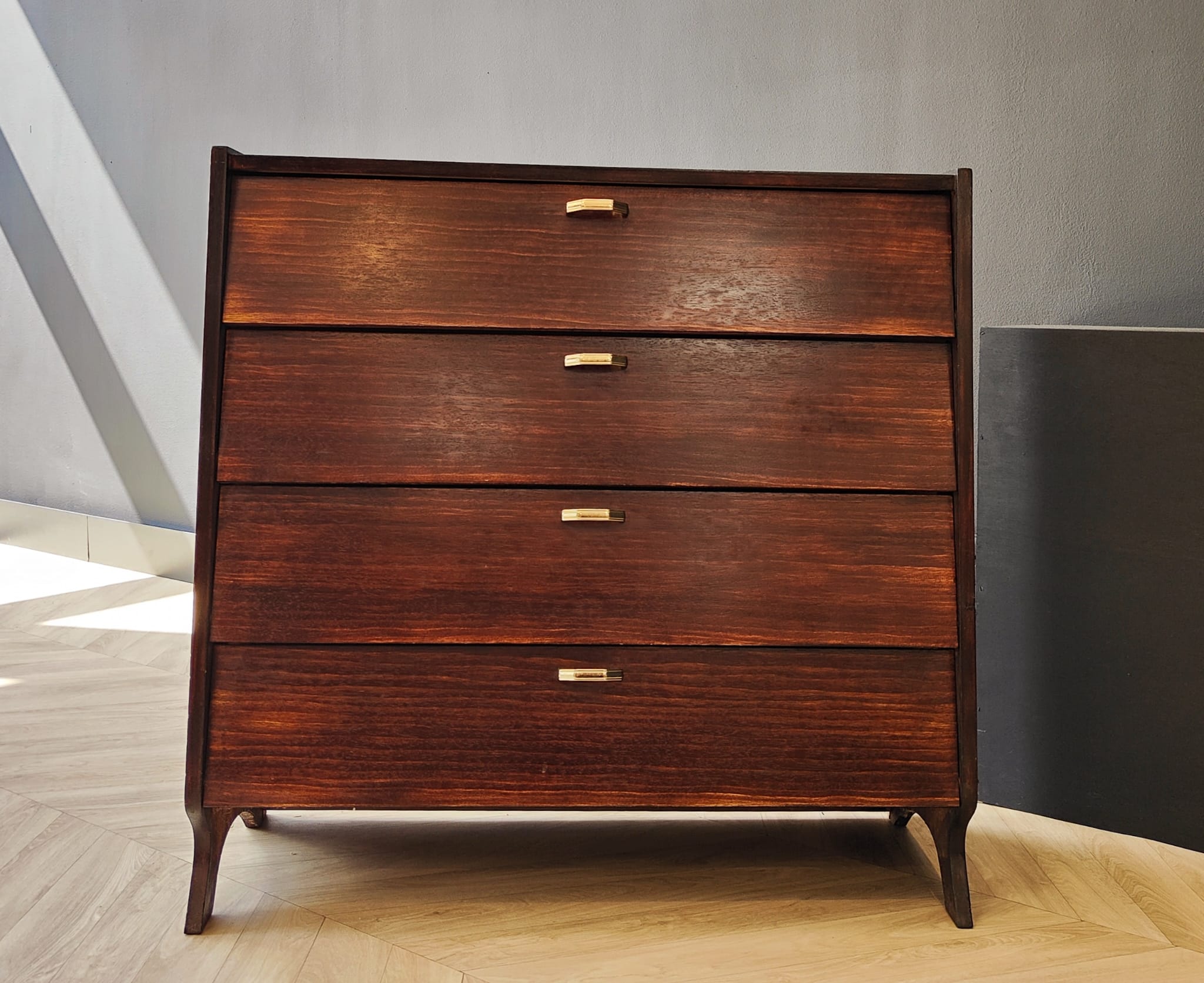 Mid century shoe cabinet